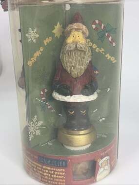 Vintage Holiday Wine Bottle Bobble Bodies  Stoppers  Set of 3  MSC International